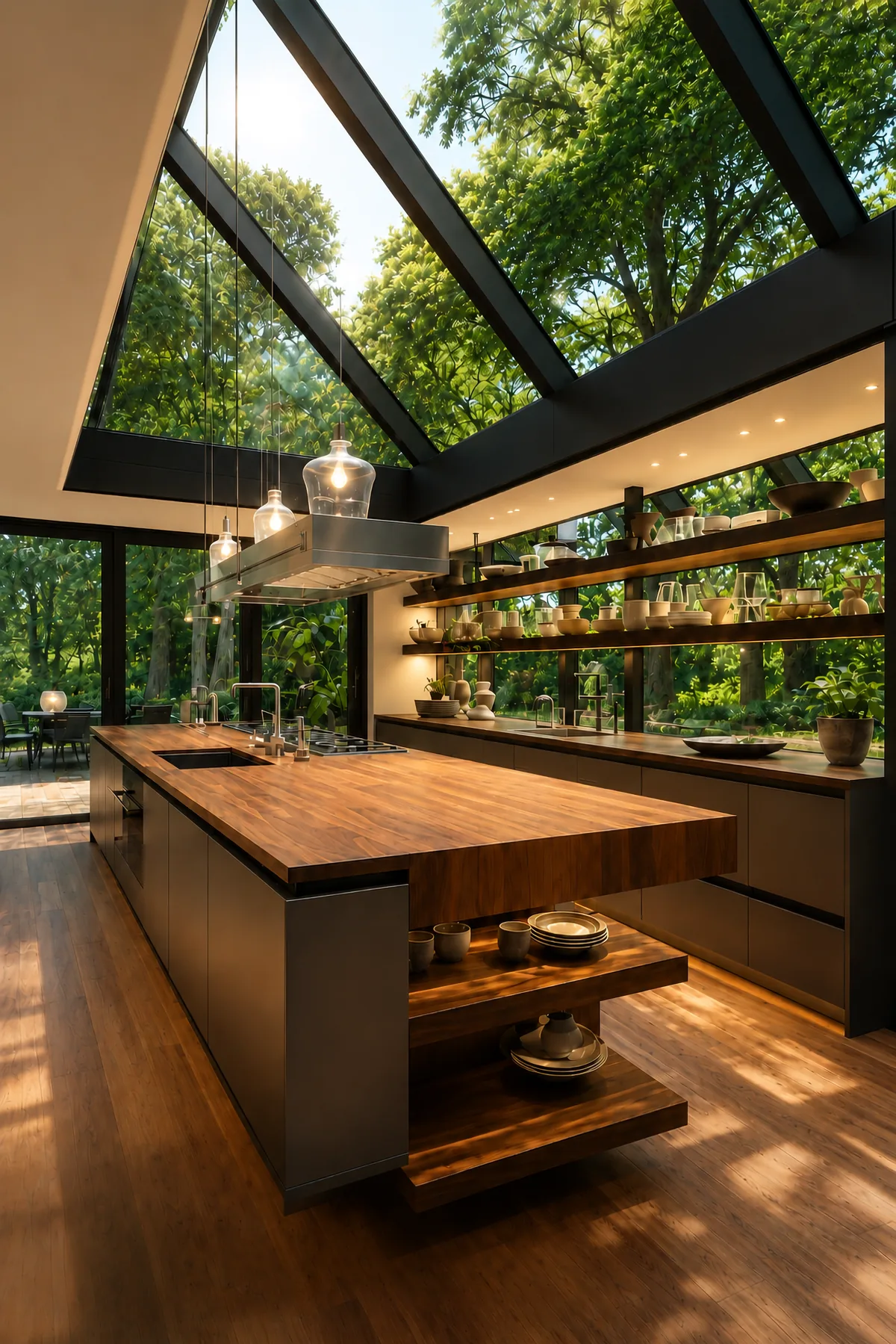 Afternoon — A kitchen that follows the sun.
